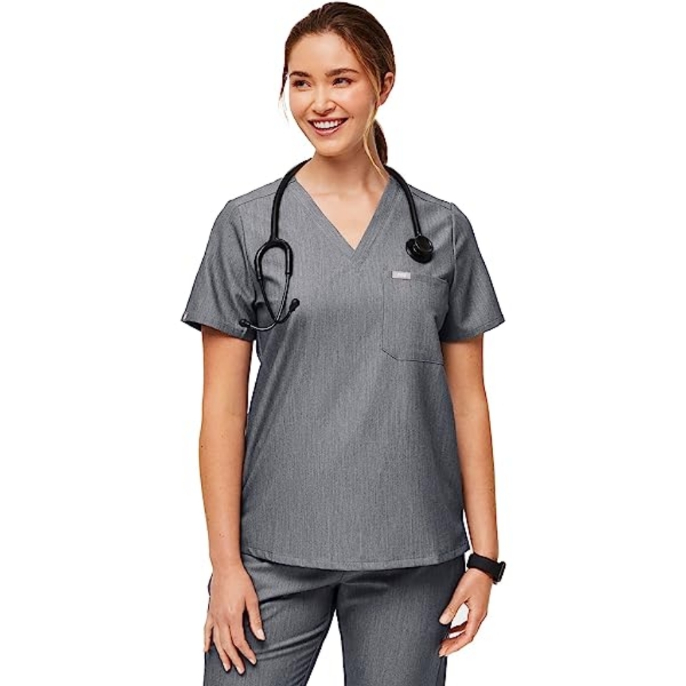 Figs gray scrub set size S